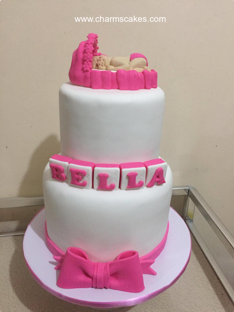 Bella Christening Custom Cake