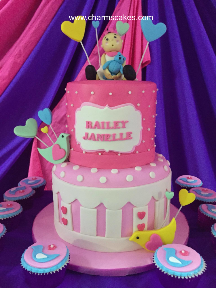 Railey Christening Custom Cake