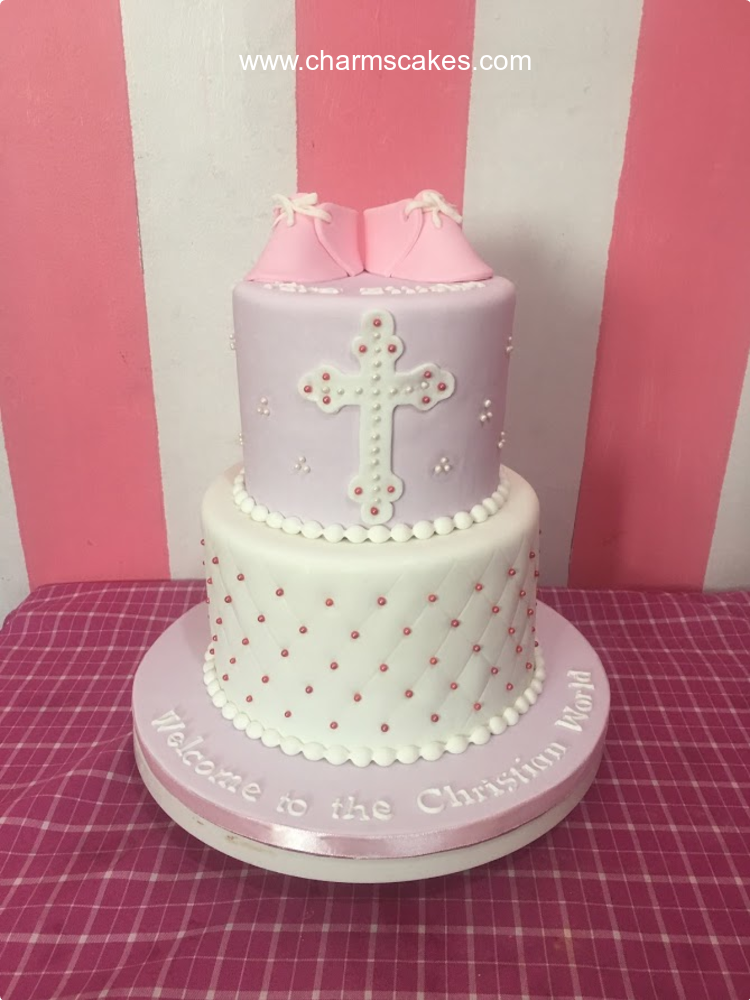 Fiona Christening Custom Cake