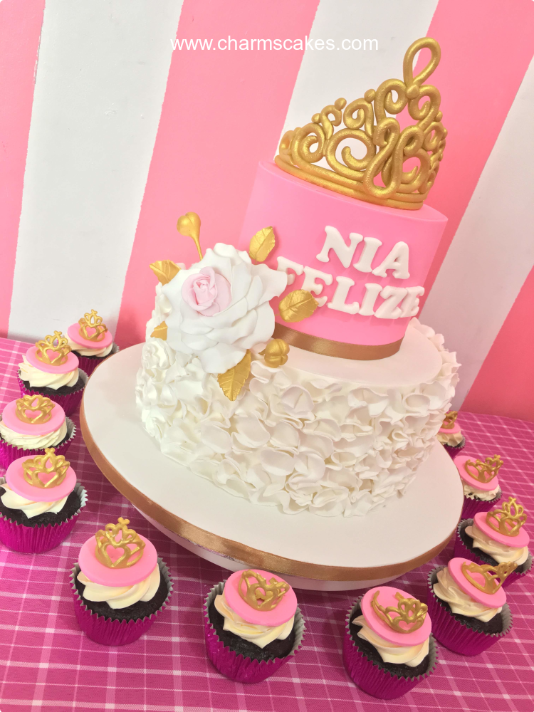 Nia Felize Christening Custom Cake