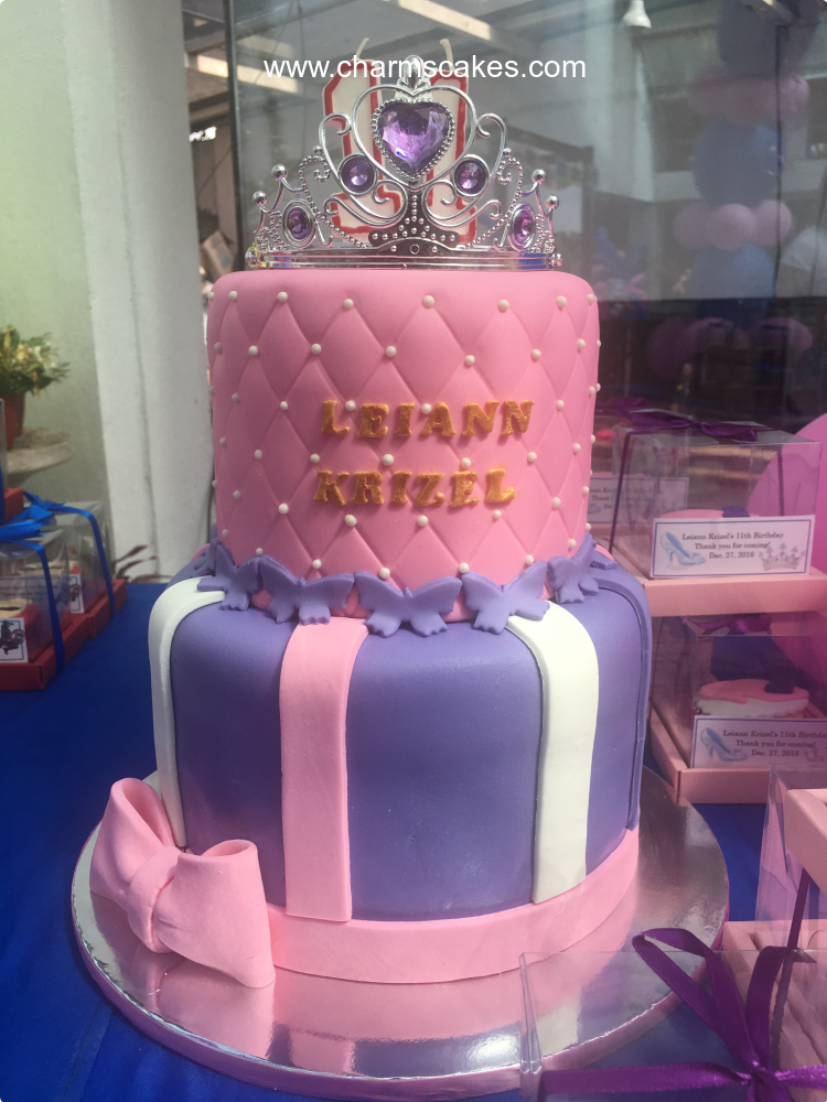 Leiann Krizel Christening Custom Cake