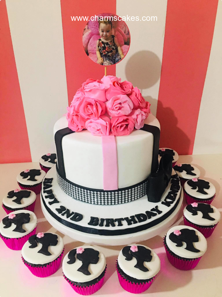 Barbie Christening Custom Cake