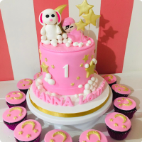 Arriana's Christening Custom Cake