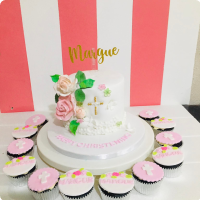 Margue Christening Custom Cake