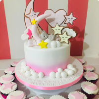 Nhate's Baptismal Christening Custom Cake