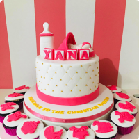 Yana Christening Custom Cake