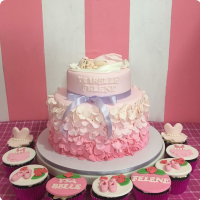 Ysabelle Felene Christening Custom Cake