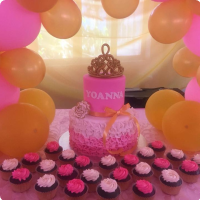 Yoanna Christening Custom Cake