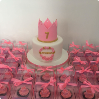 Christening (Crown) Christening Custom Cake