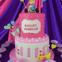 Railey Christening Custom Cake