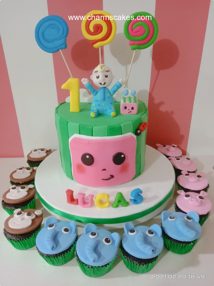 Lucas Cocomelon Custom Cake