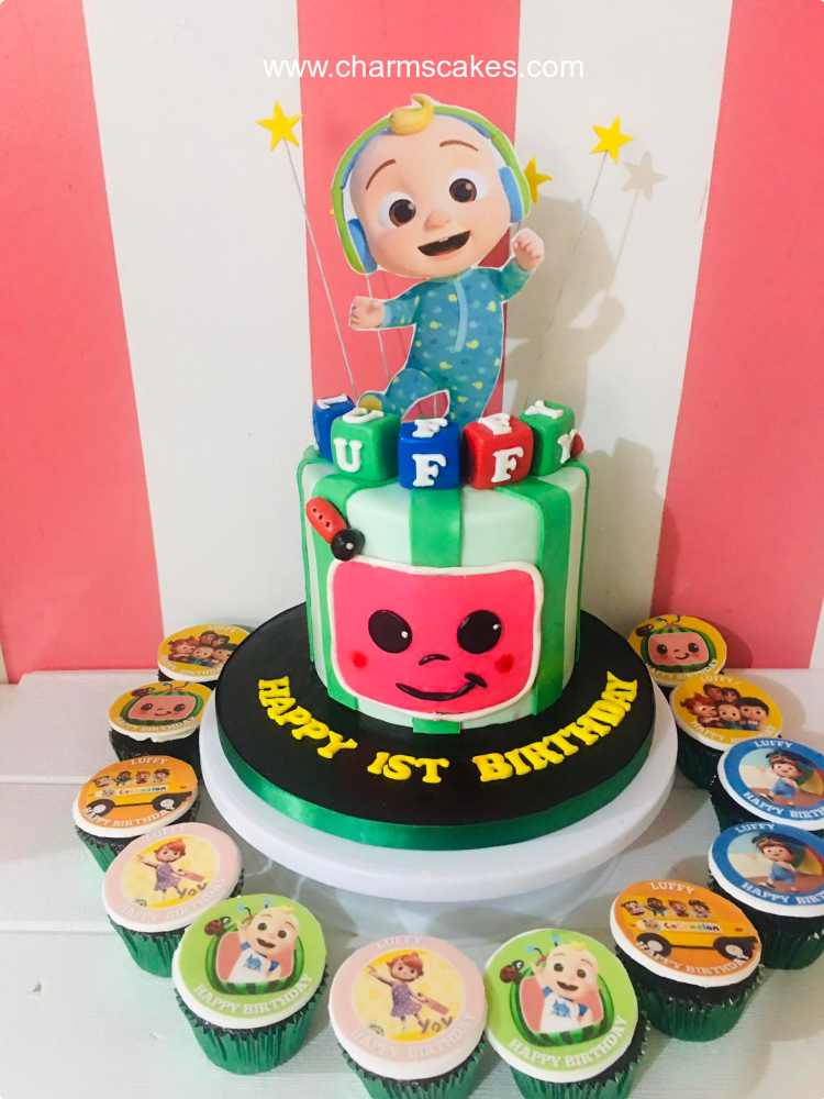 Baby JJ Cocomelon Custom Cake