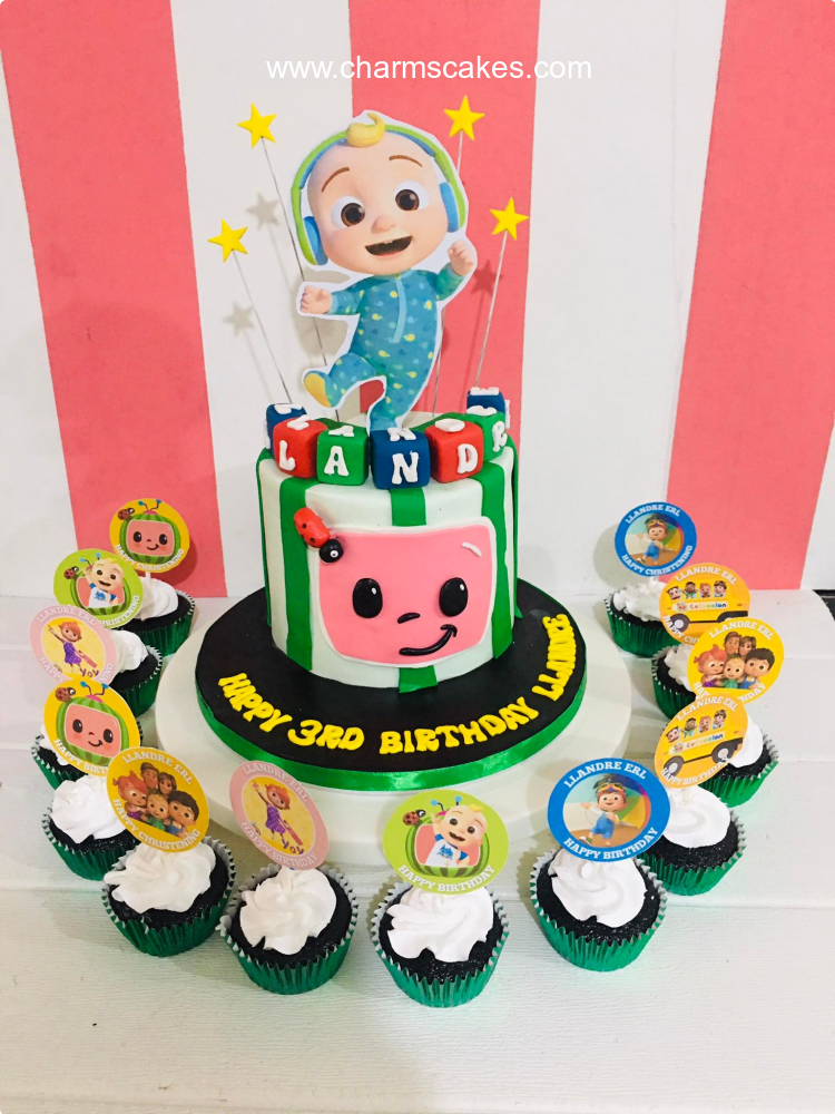 Baby JJ Cocomelon Custom Cake