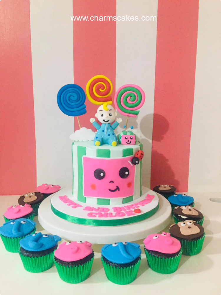 Coco Chloe Cocomelon Custom Cake