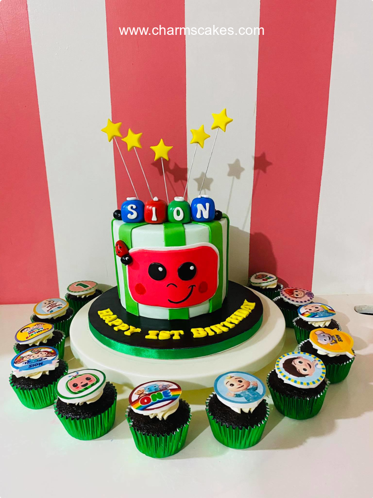 Sion Cocomelon Custom Cake