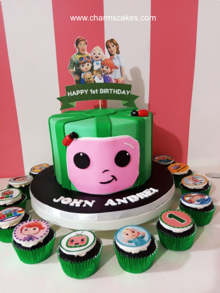 Andrei Cocomelon Custom Cake