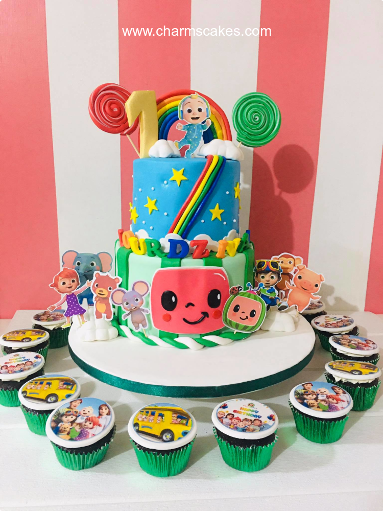 Coco DZ Cocomelon Custom Cake