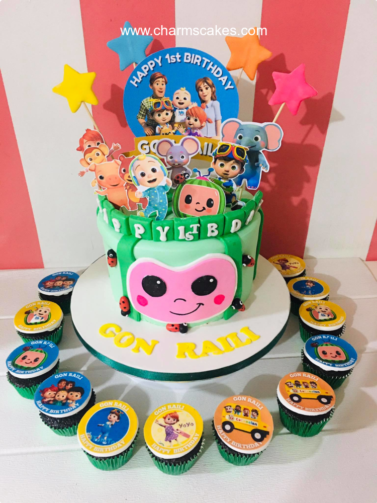 Gon Cocomelon Custom Cake