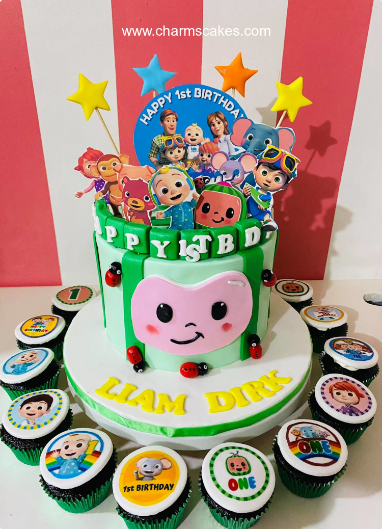 Liam Cocomelon Custom Cake