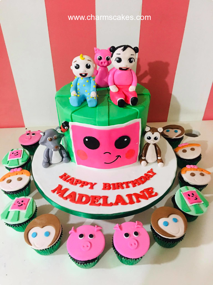 Madelaine Cocomelon Custom Cake