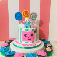 Coco Chloe Cocomelon Custom Cake