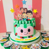 Team Cocomelon Custom Cake