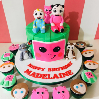 Madelaine Cocomelon Custom Cake