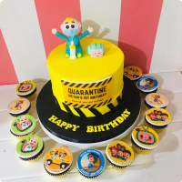 Victor Cocomelon Custom Cake