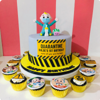 Quaratine JJ Cocomelon Custom Cake