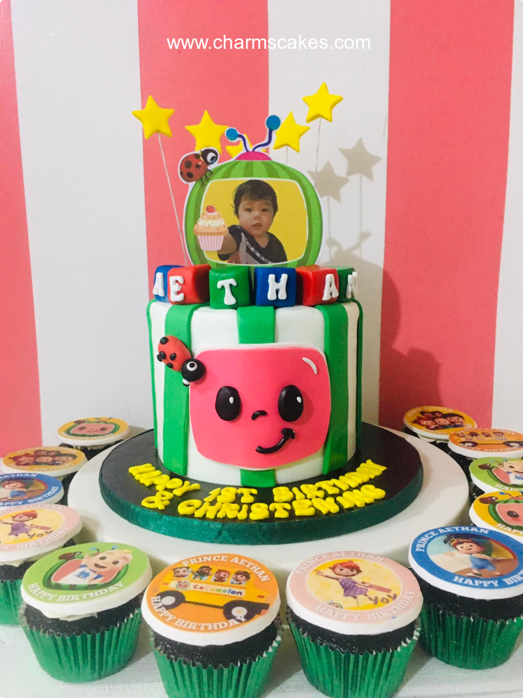 Aethans's Cocomelon Custom Cake