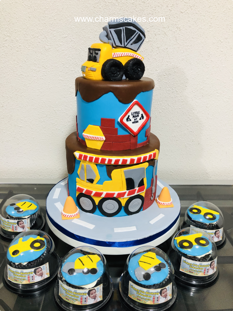Fire Truck Cake. Square One Homemade Treats