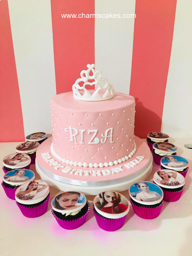 Simply Riza Crowns Custom Cake