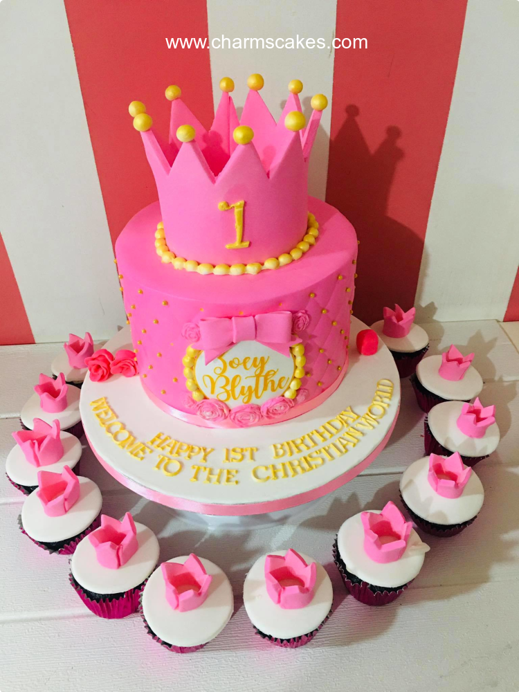 Blythe's Crowns Custom Cake