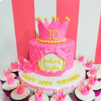 Krisha's Crowns Custom Cake