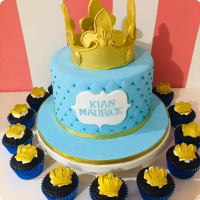 Kian Crown Custom Cake