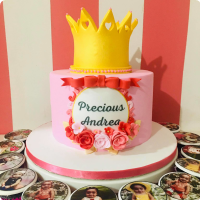 Precious Crowns Custom Cake