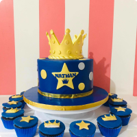 Star crown Crowns Custom Cake