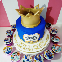 Rouge Crowns Custom Cake