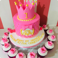 Blythe's Crowns Custom Cake