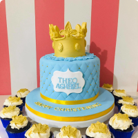 Theo Crown Custom Cake