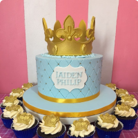 Jaiden Crowns Custom Cake