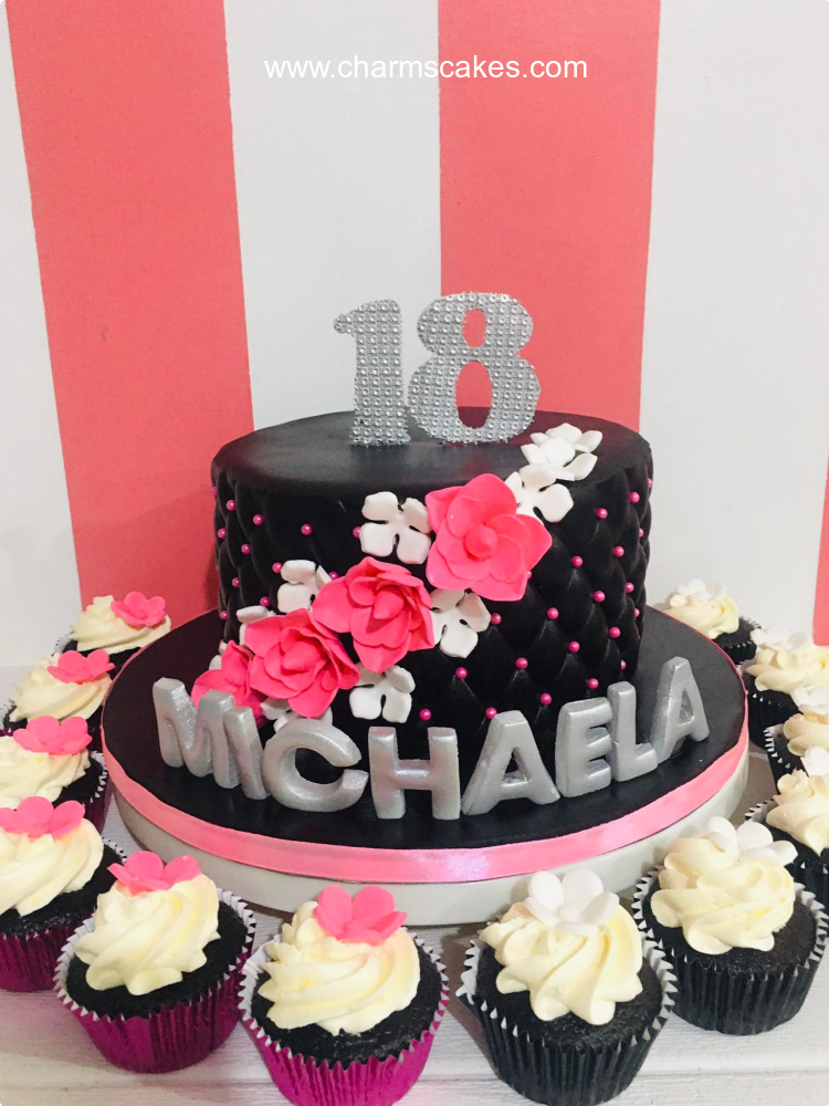 Michaela Debut Custom Cake