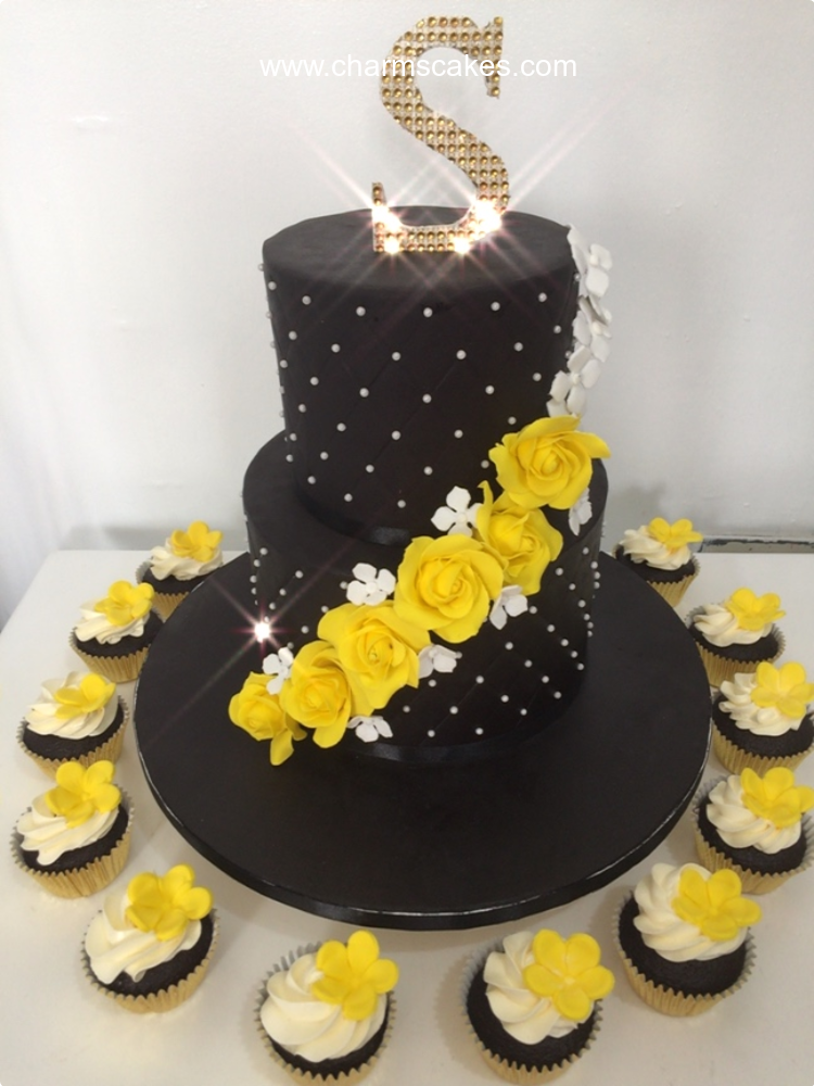 Glitter Debut Custom Cake