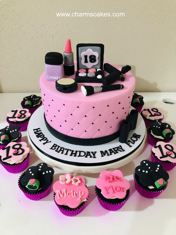 Charm S Cakes Make Up Kit Custom Cake