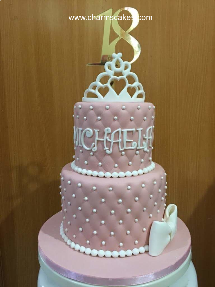 Michaela Debut Custom Cake