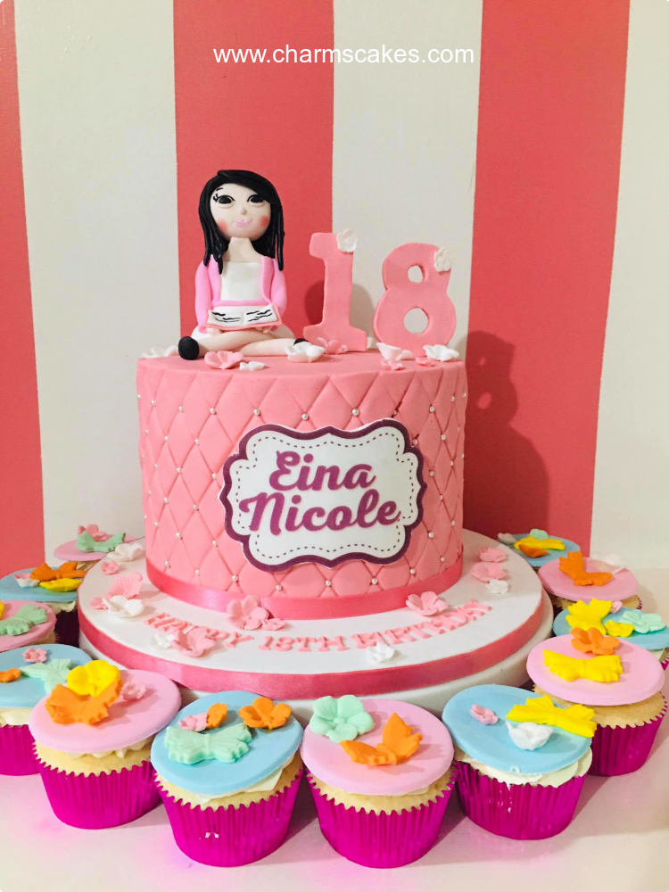 Nicole Debut Custom Cake