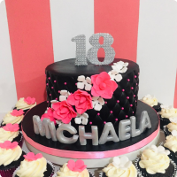 Michaela Debut Custom Cake