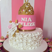 Nia Felize Debut Custom Cake