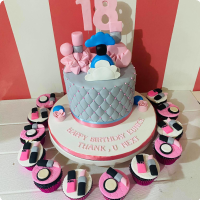 Eunice Debut Custom Cake