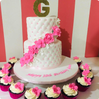 Grace Debut Custom Cake